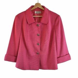 Tahari, Arthur S Levine, Hot Pink Blazer, Size 18